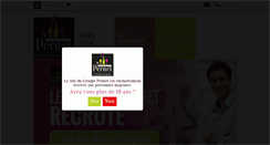 Desktop Screenshot of groupe-pernet.com