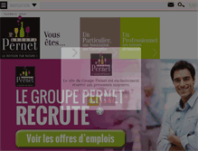 Tablet Screenshot of groupe-pernet.com